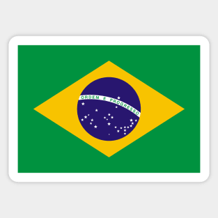 Flag of Brazil (Brasil) Sticker